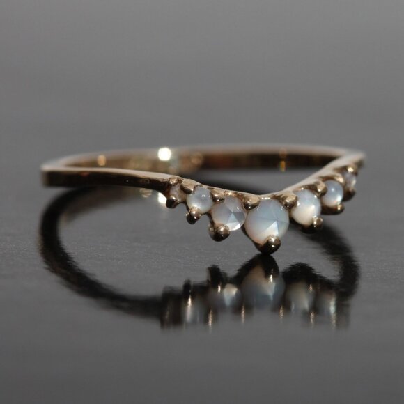 Catbird Jewelry - Beacen Mother of Pearl Ring Catbird X Laurie Flemming